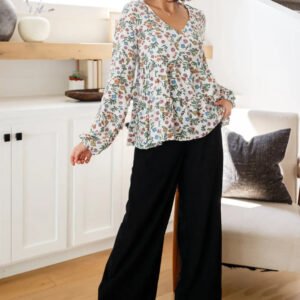 Come Rain or Shine Wide Leg Pants Ave Shops